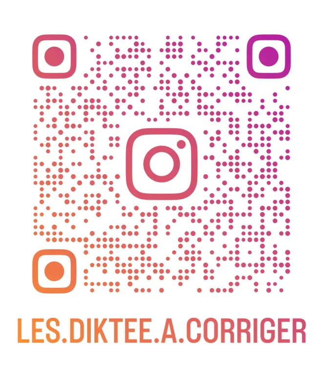 QR code Les diktée à corriger